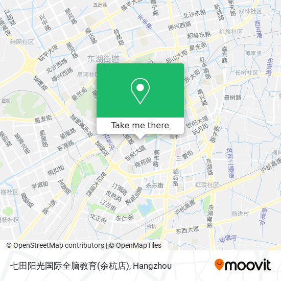 七田阳光国际全脑教育(余杭店) map