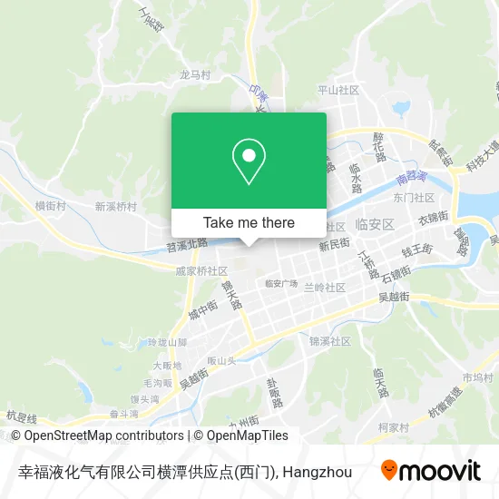 幸福液化气有限公司横潭供应点(西门) map