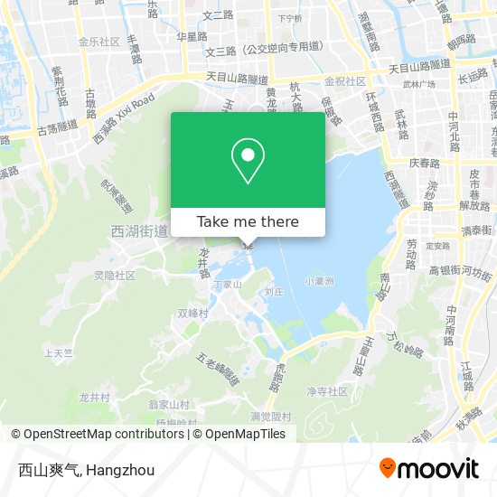 西山爽气 map