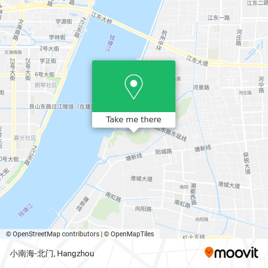 小南海-北门 map