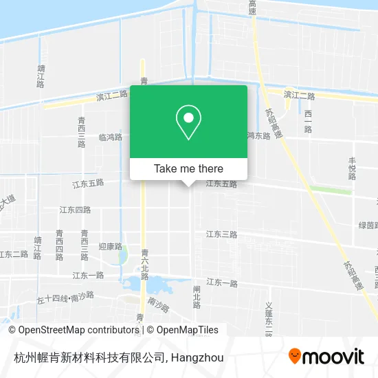 杭州幄肯新材料科技有限公司 map