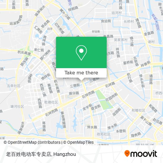 老百姓电动车专卖店 map