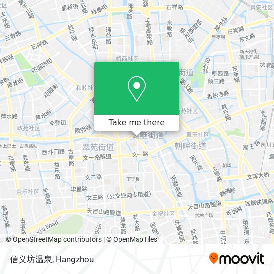 信义坊温泉 map