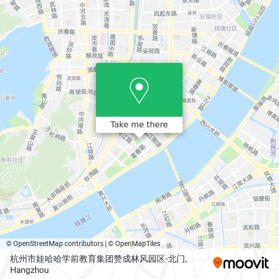 杭州市娃哈哈学前教育集团赞成林风园区-北门 map