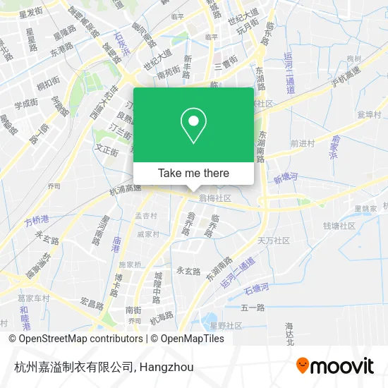 杭州嘉溢制衣有限公司 map