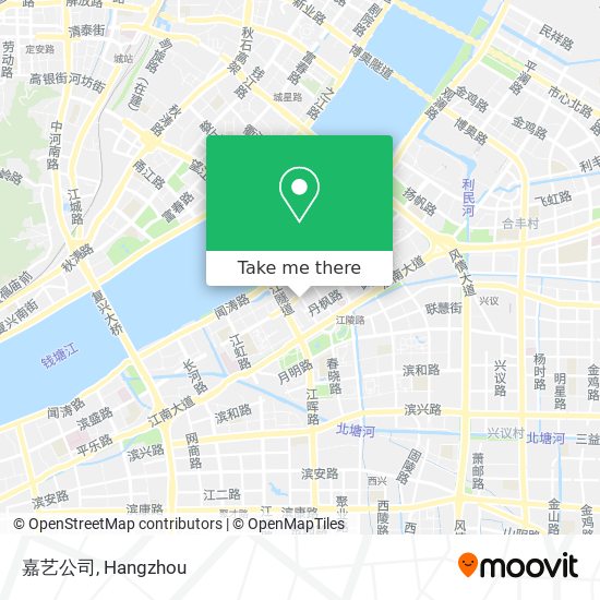 嘉艺公司 map