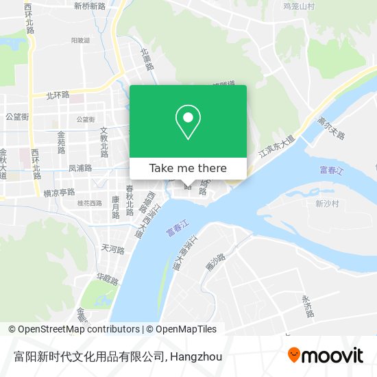 富阳新时代文化用品有限公司 map