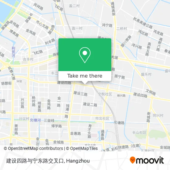 建设四路与宁东路交叉口 map