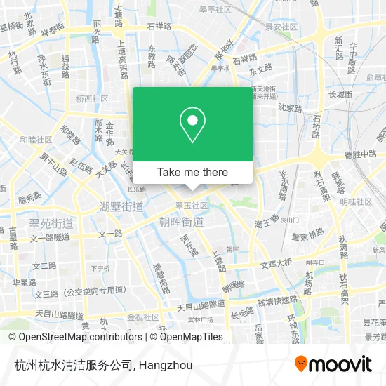 杭州杭水清洁服务公司 map