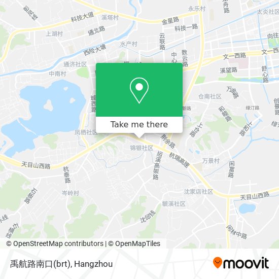禹航路南口(brt) map