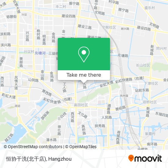 恒协干洗(北干店) map