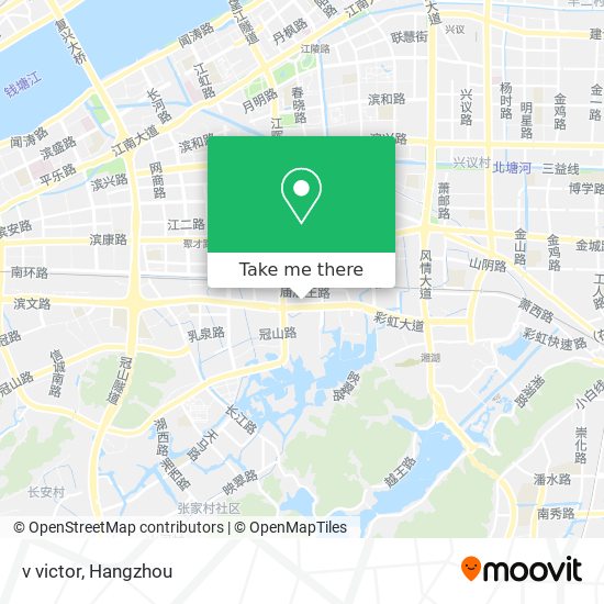 v victor map
