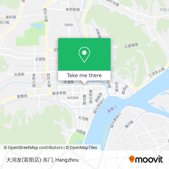 大润发(富阳店)-东门 map