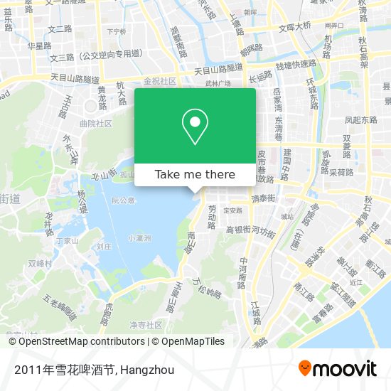 2011年雪花啤酒节 map