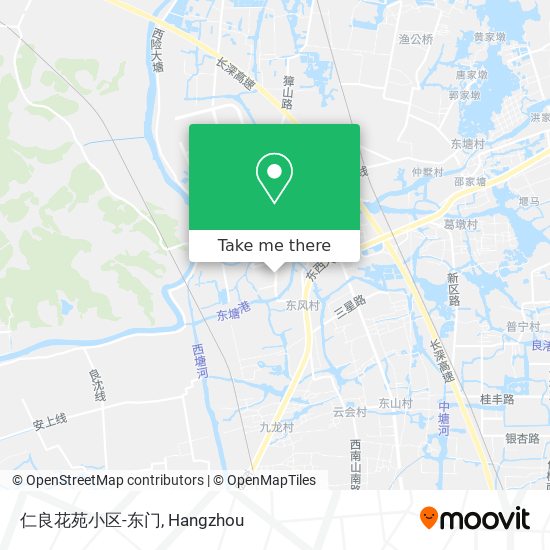 仁良花苑小区-东门 map