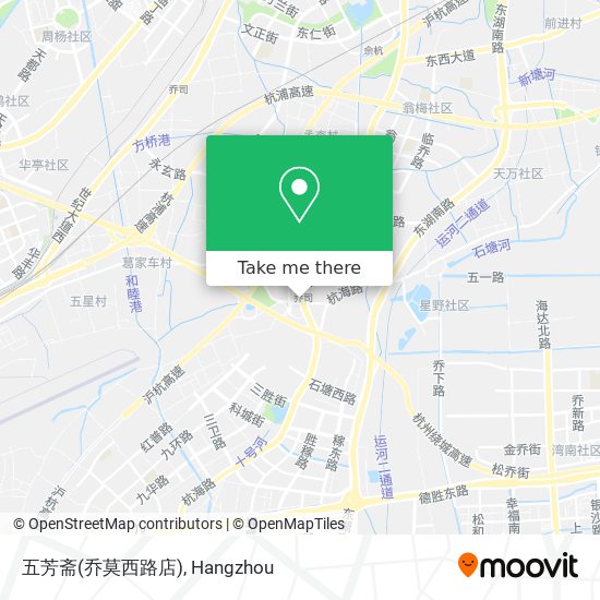 五芳斋(乔莫西路店) map