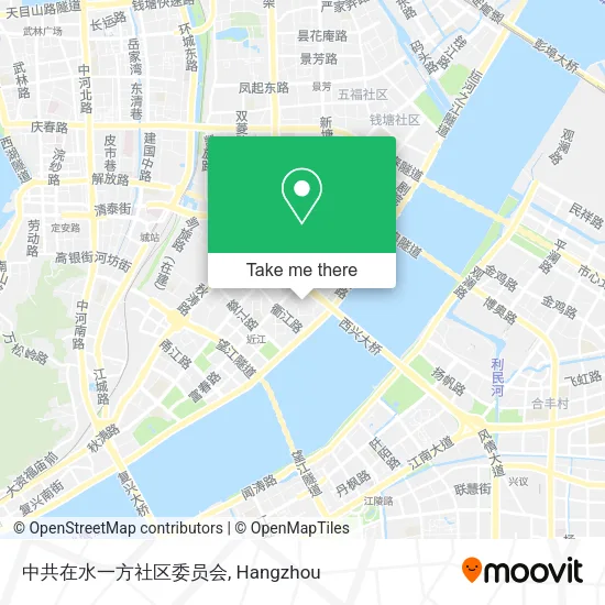 中共在水一方社区委员会 map
