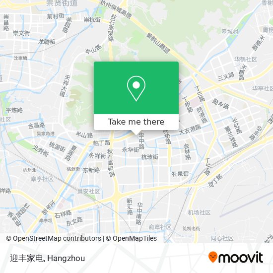 迎丰家电 map