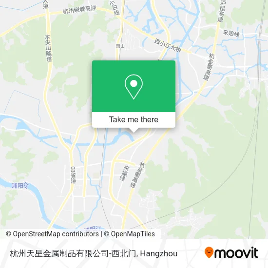 杭州天星金属制品有限公司-西北门 map