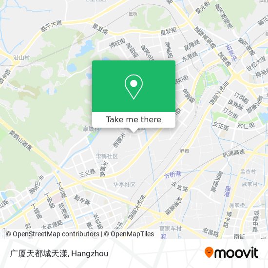 广厦天都城天漾 map