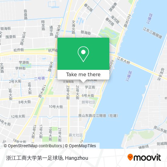 浙江工商大学第一足球场 map