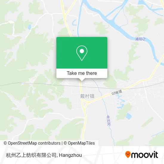 杭州乙上纺织有限公司 map