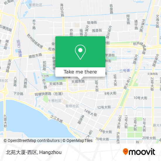 北苑大厦-西区 map