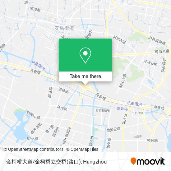 金柯桥大道/金柯桥立交桥(路口) map