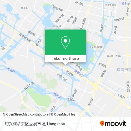 绍兴柯桥东区交易市场 map