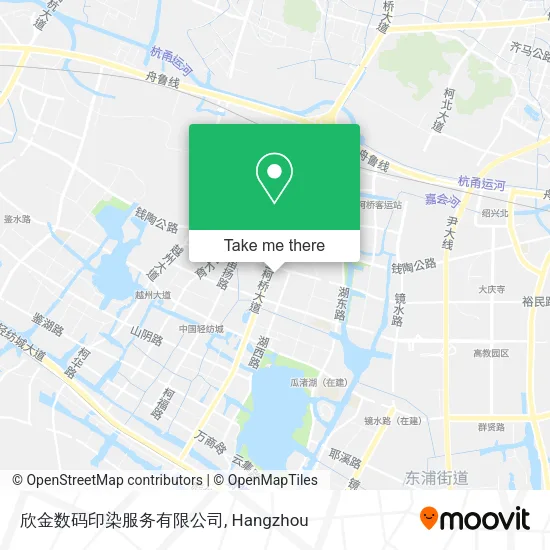 欣金数码印染服务有限公司 map