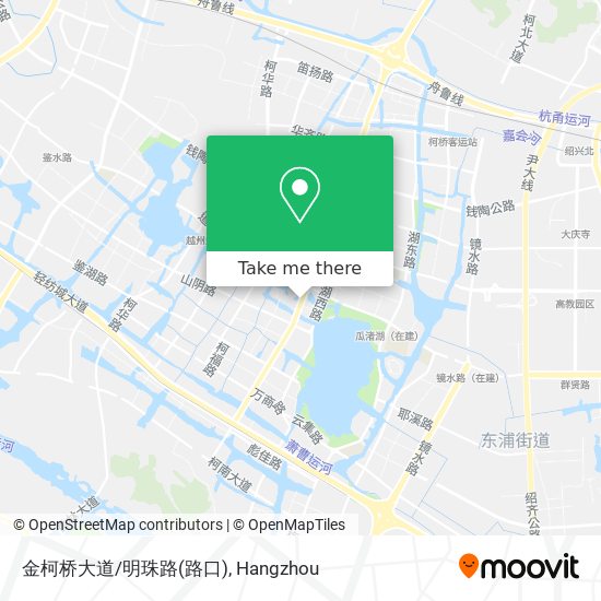 金柯桥大道/明珠路(路口) map