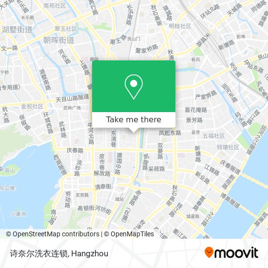 诗奈尔洗衣连锁 map