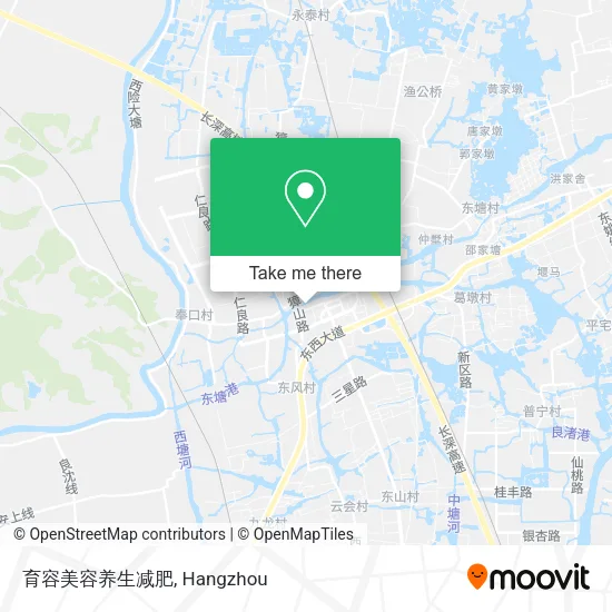 育容美容养生减肥 map