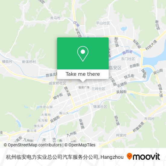 杭州临安电力实业总公司汽车服务分公司 map
