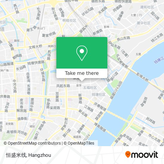 恒盛米线 map