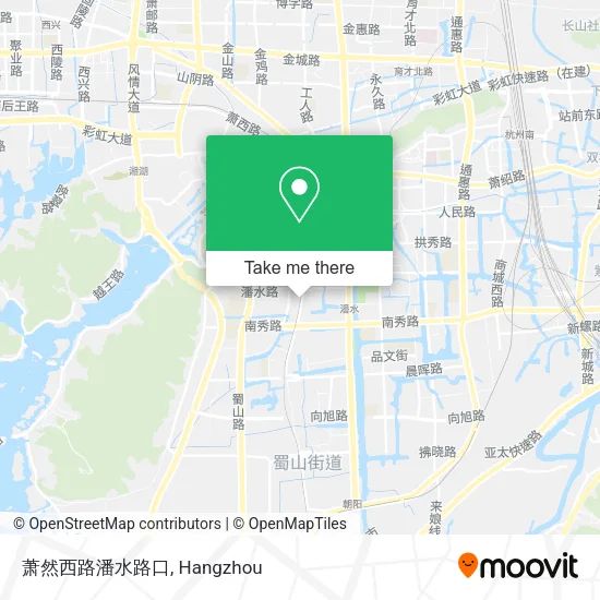 萧然西路潘水路口 map