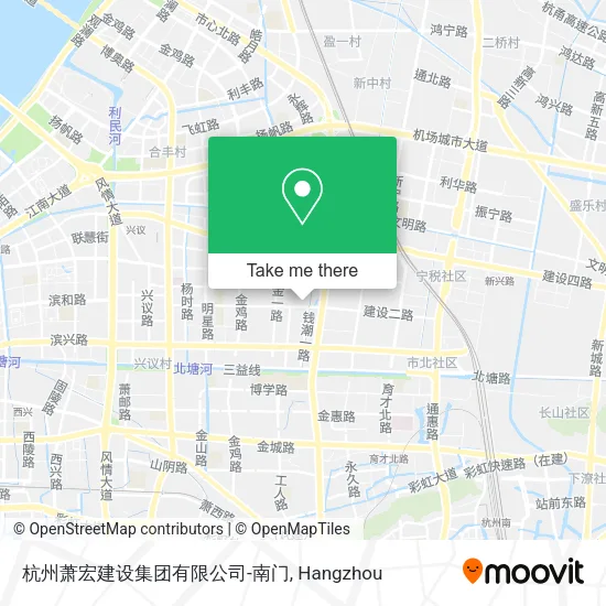 杭州萧宏建设集团有限公司-南门 map