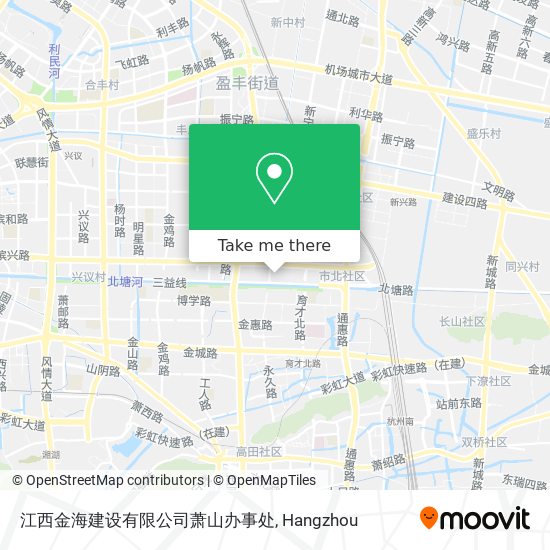 江西金海建设有限公司萧山办事处 map