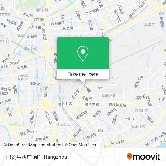 润贸生活广场f1 map