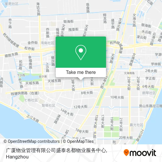 广厦物业管理有限公司盛泰名都物业服务中心 map