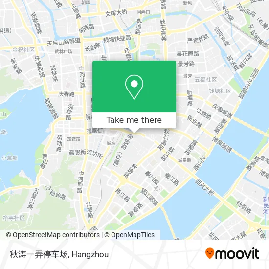 秋涛一弄停车场 map