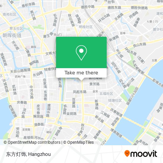 东方灯饰 map