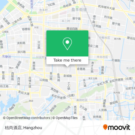 桔尚酒店 map