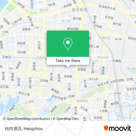 桔尚酒店 map