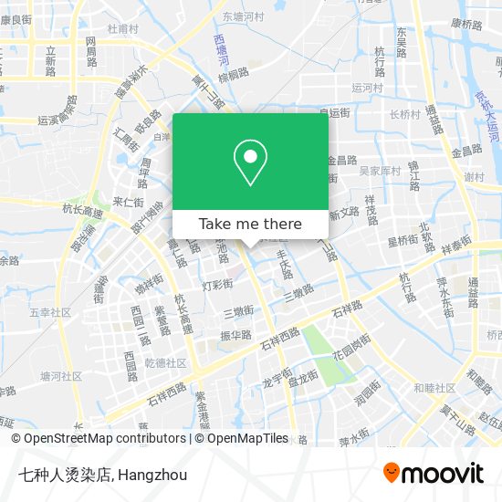 七种人烫染店 map