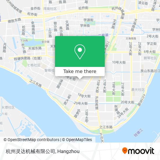 杭州灵达机械有限公司 map