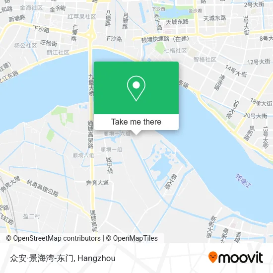 众安·景海湾-东门 map