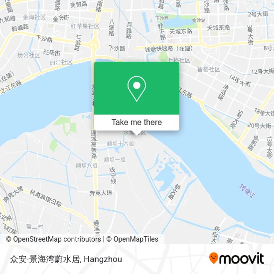 众安·景海湾蔚水居 map
