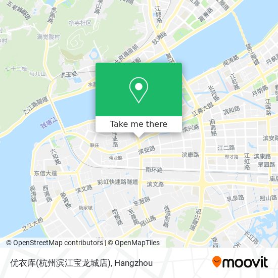 优衣库(杭州滨江宝龙城店) map