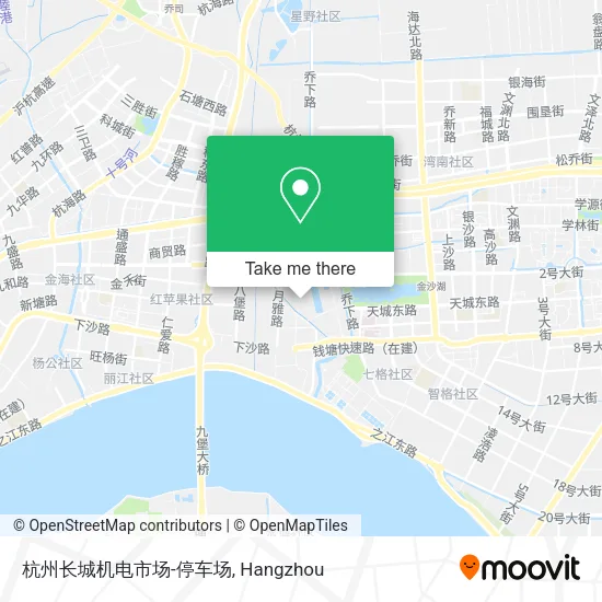 杭州长城机电市场-停车场 map